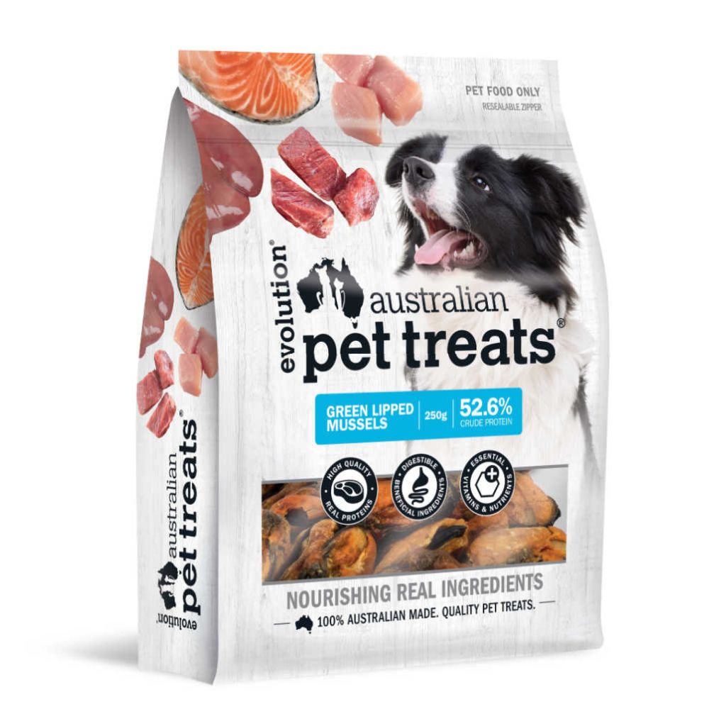 Evolution Australian Pet Treats Green Lipped Mussels