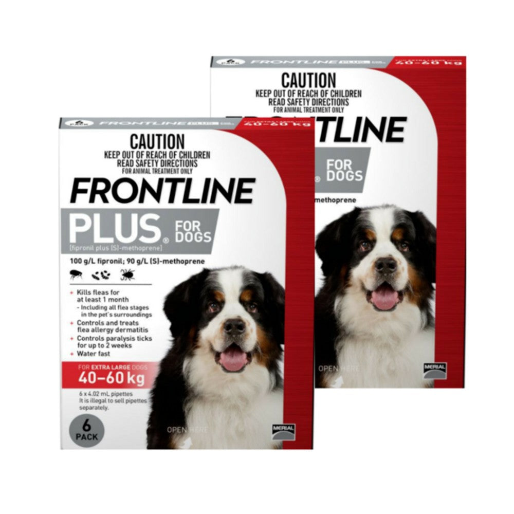 Frontline Plus Extra Large 40-60kg Red