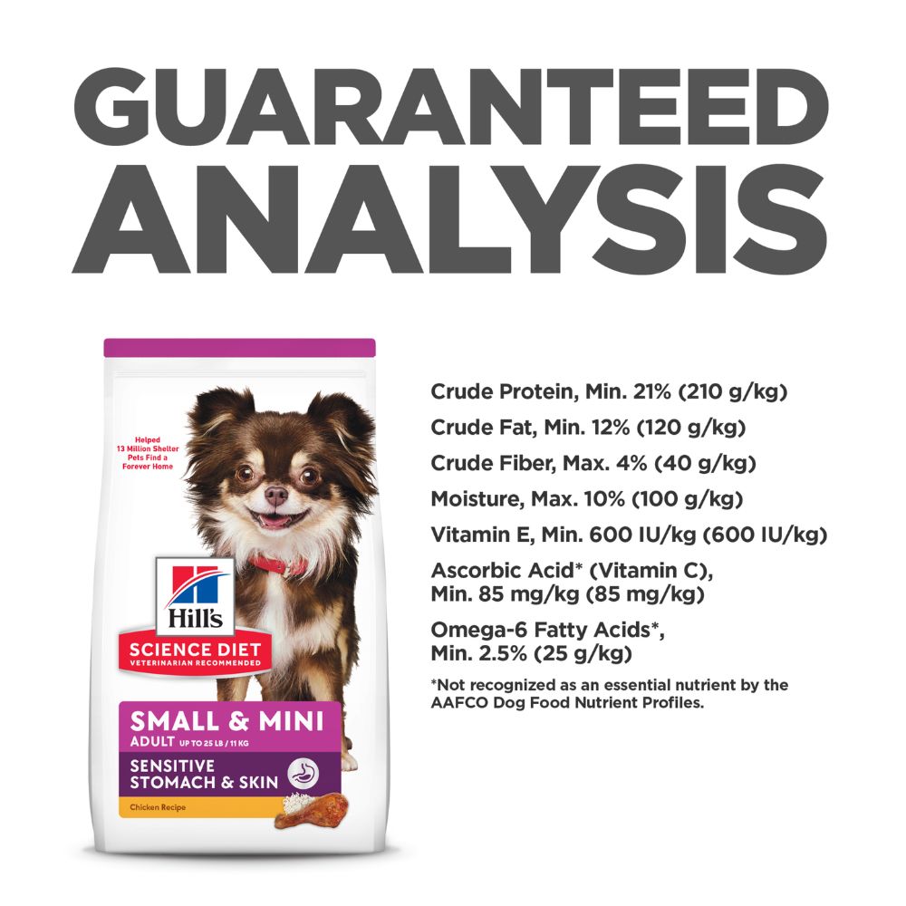 Hills Science Diet Adult Small And Mini Sensitive Stomach and Skin Dry Dog Food