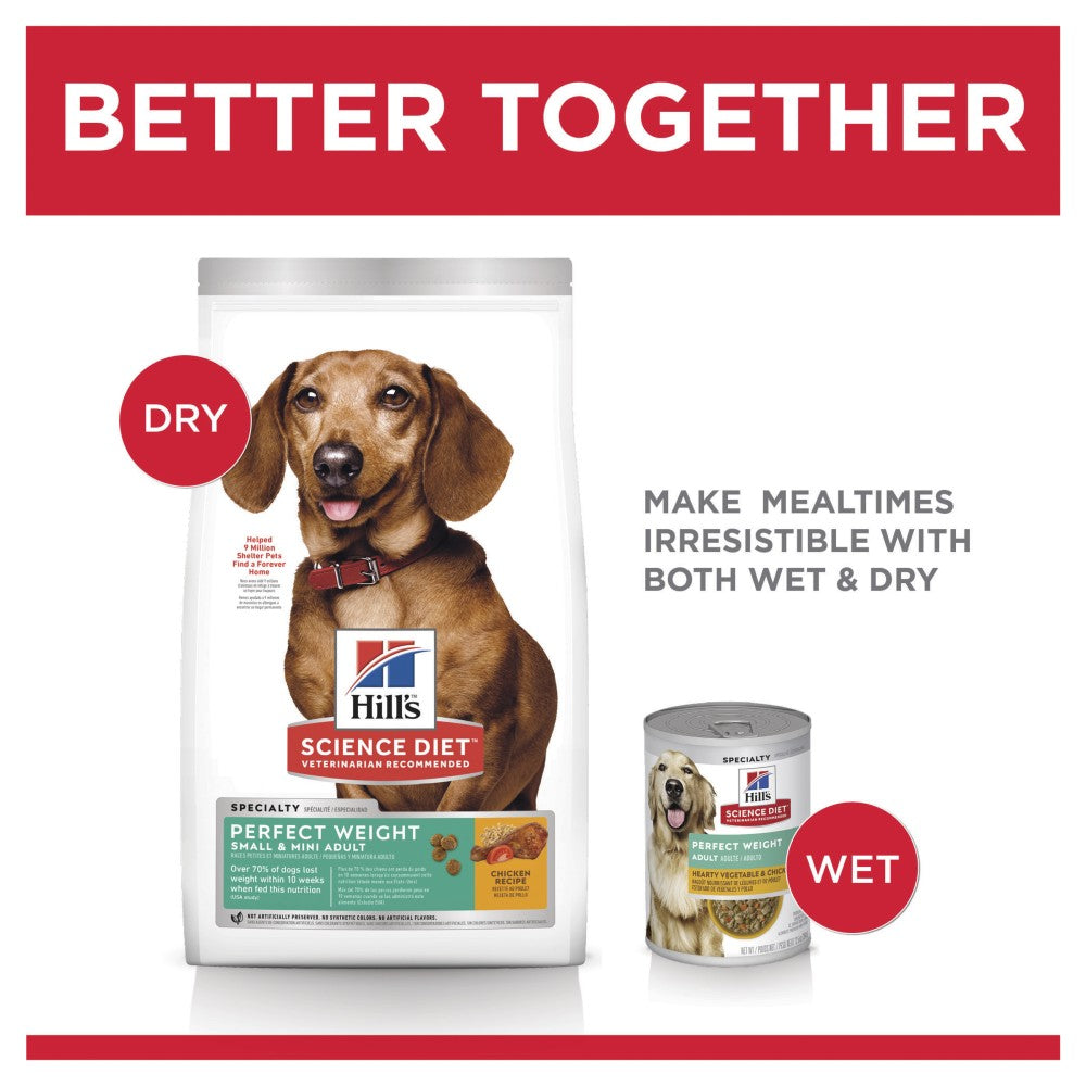 Hills Science Diet Adult Small and Mini Perfect Weight Dry Dog Food