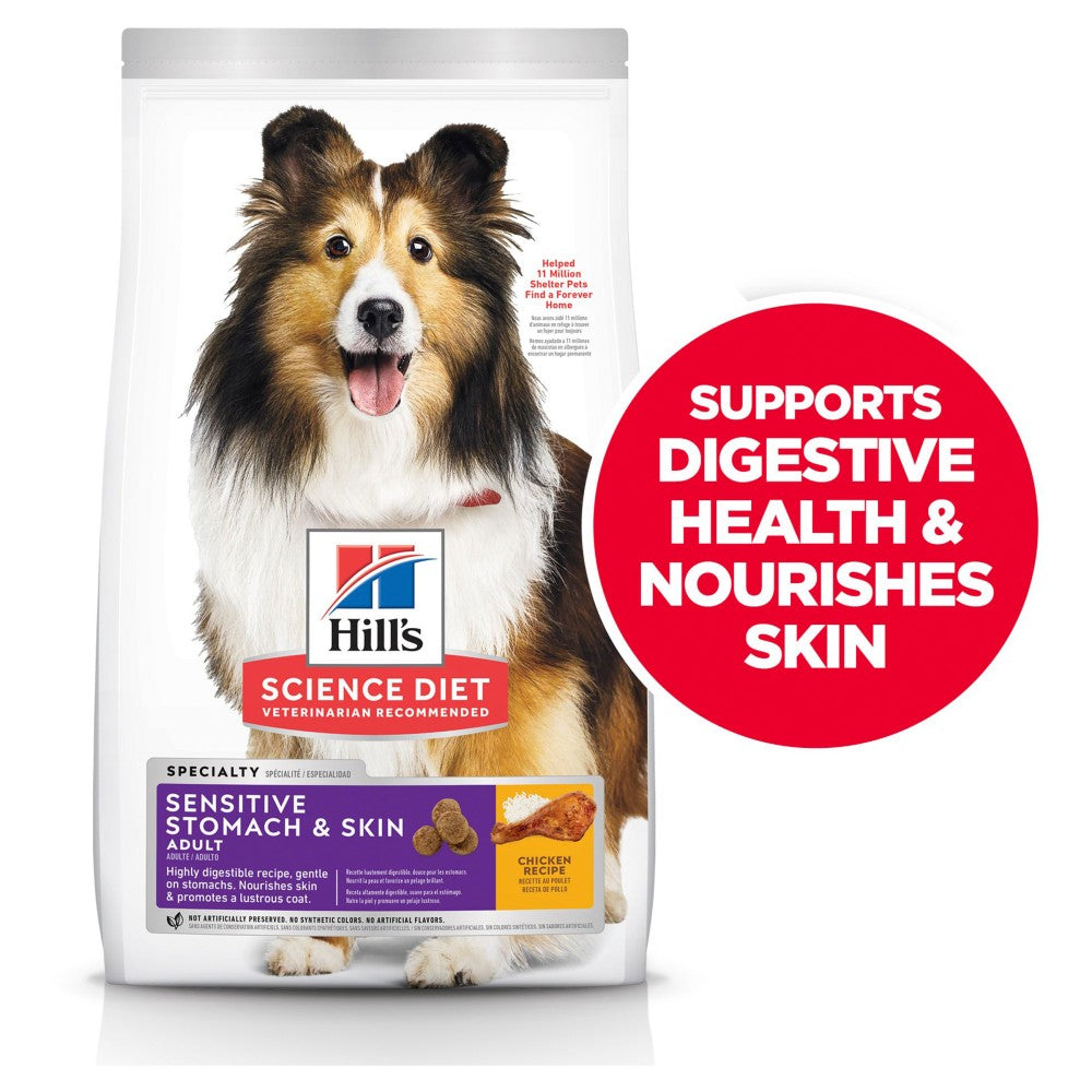 Hills Science Diet Adult Sensitive Stomach and Skin Dry Dog Food