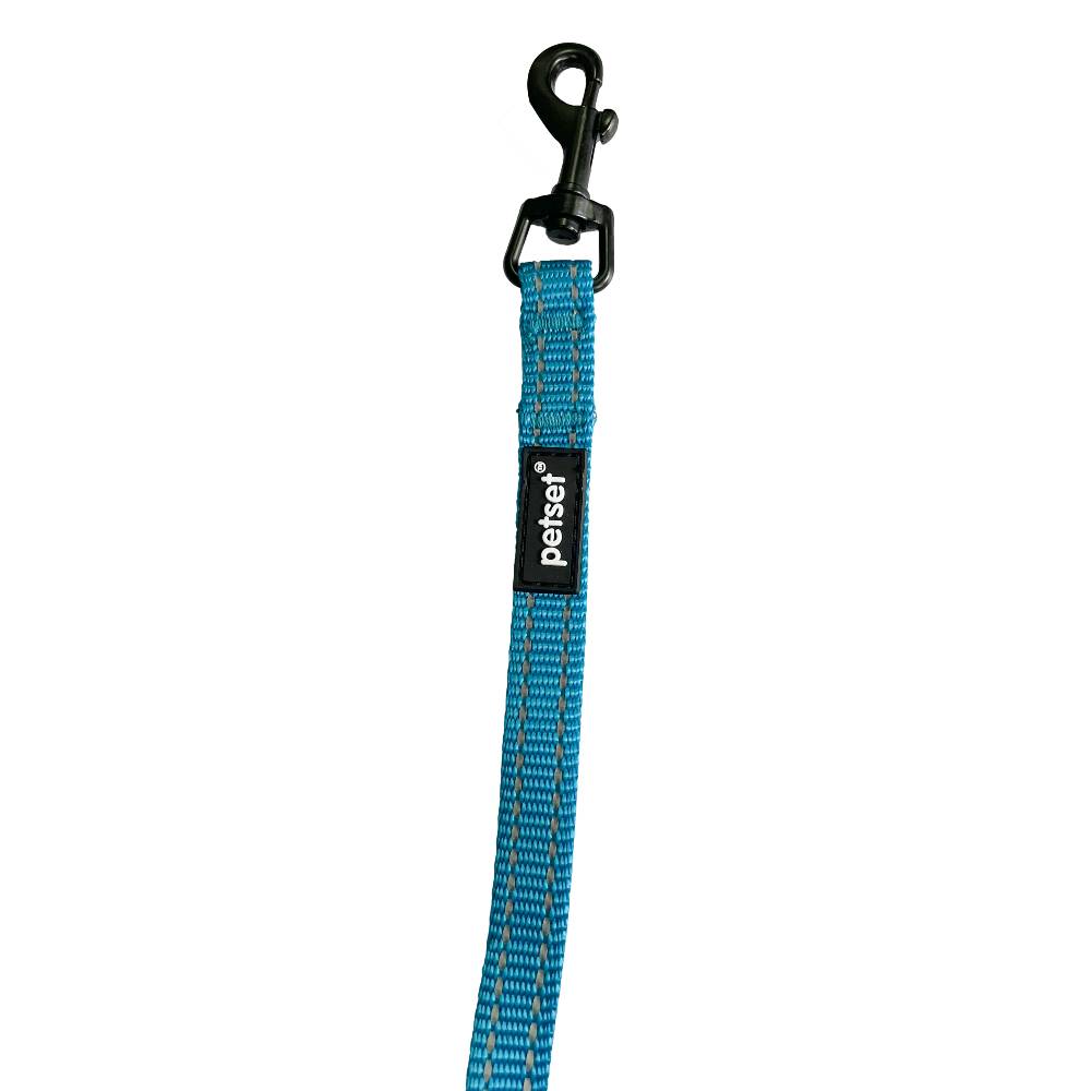 Petset Slim Line Active Dog Lead Blue and Purple