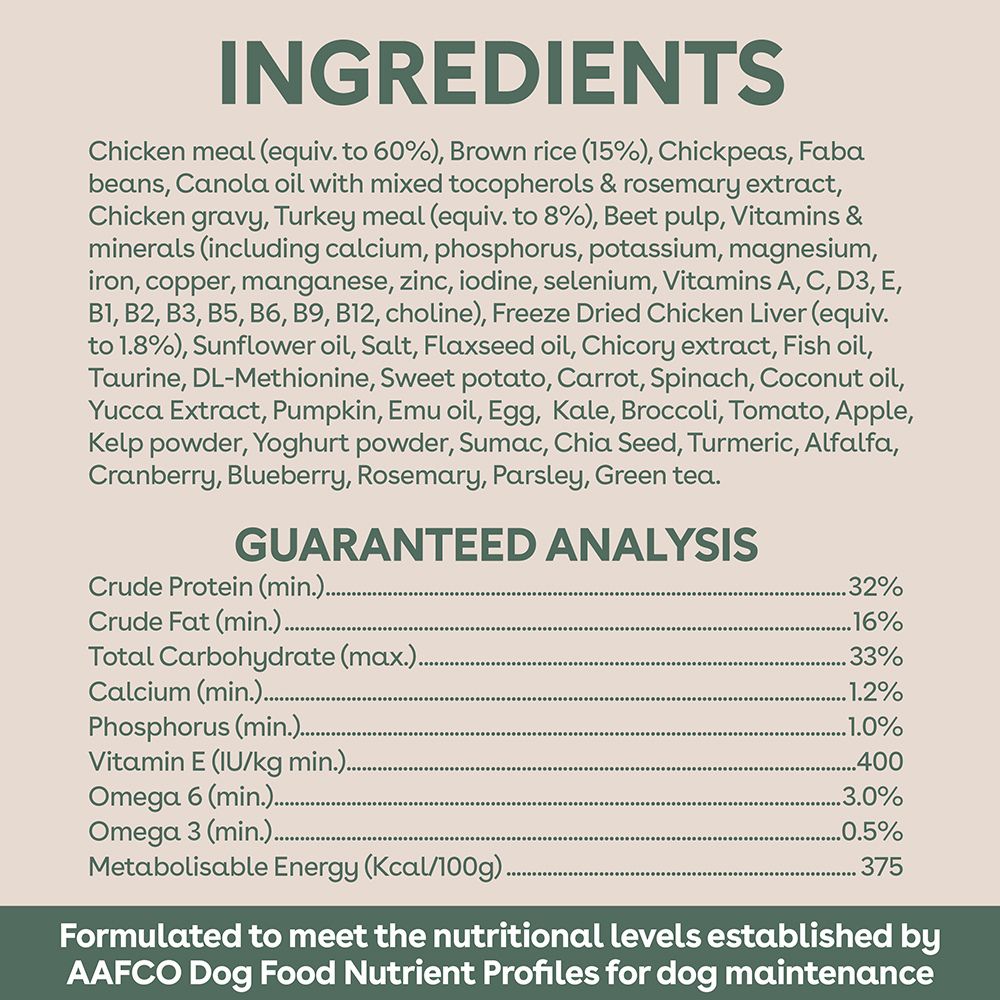 PureLife Puppy Freeze-Dried Raw-Coated Chicken and Turkey Dog Food
