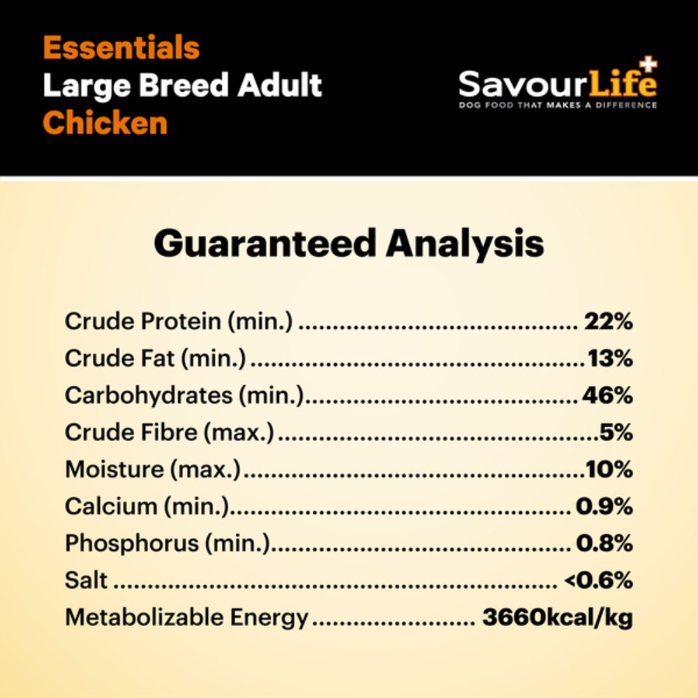 SavourLife Essentials Adult Large Breed Chicken Dog Food