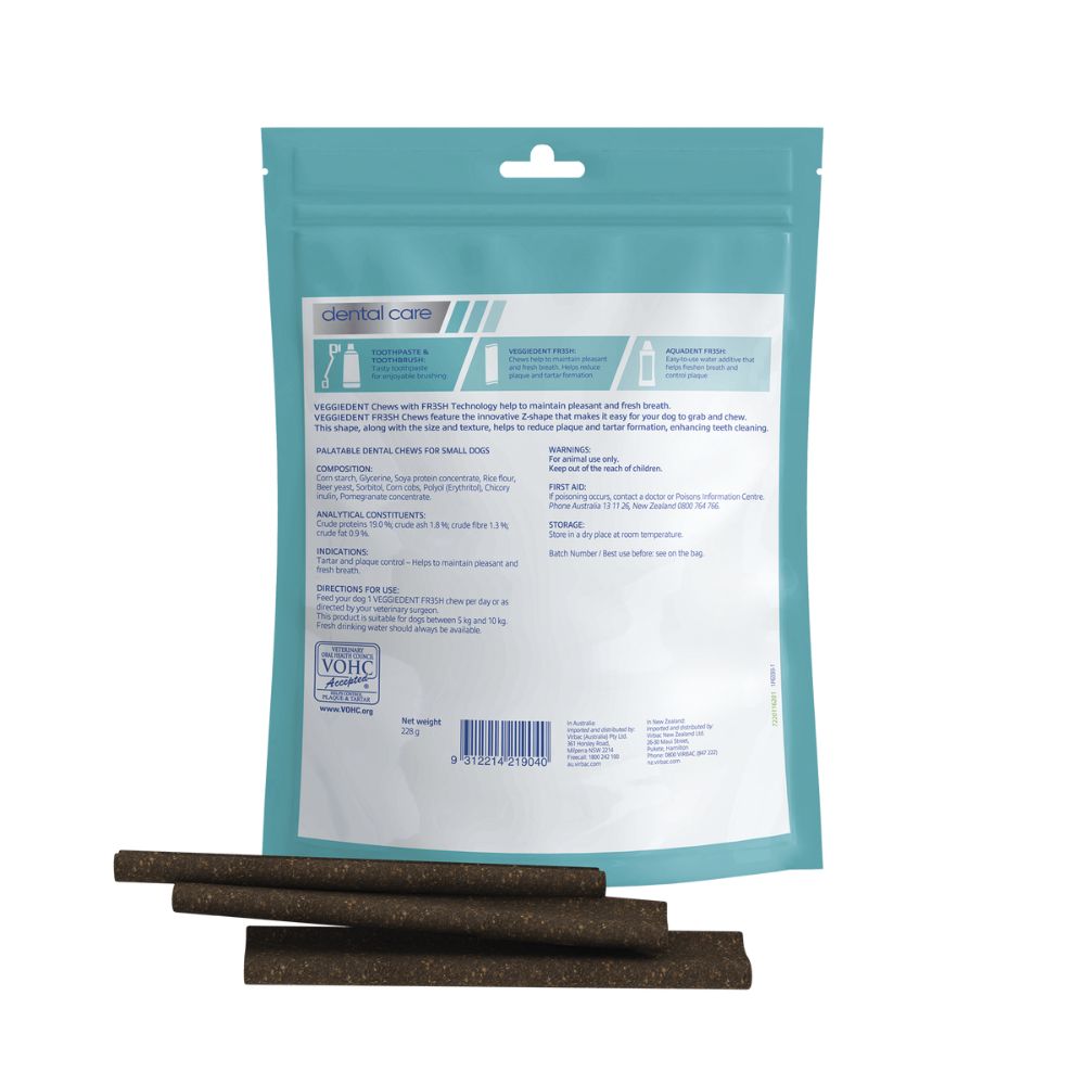 Veggiedent FR3SH Small Dental Chews