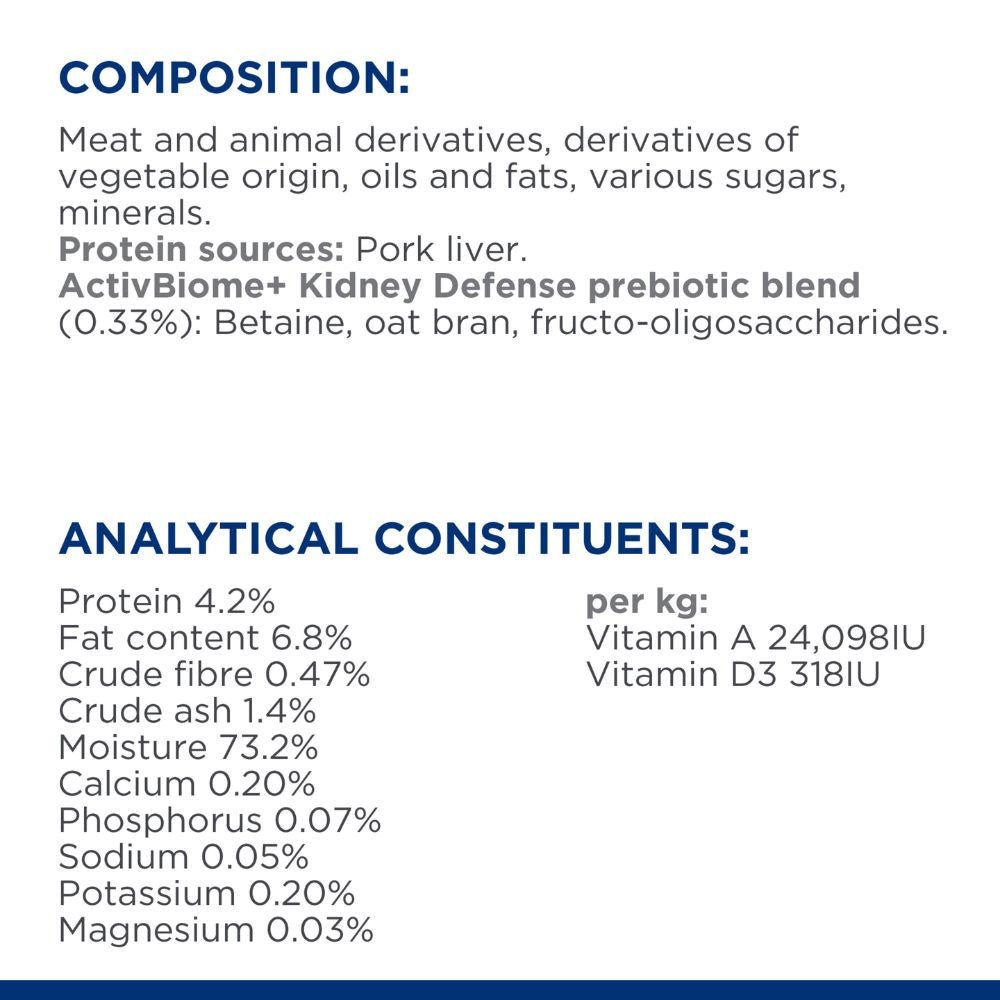 Hills Prescription Diet k/d Kidney Care with Chicken Canned Dog Food
