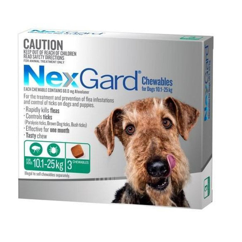 NexGard Medium 10 - 25kg Green