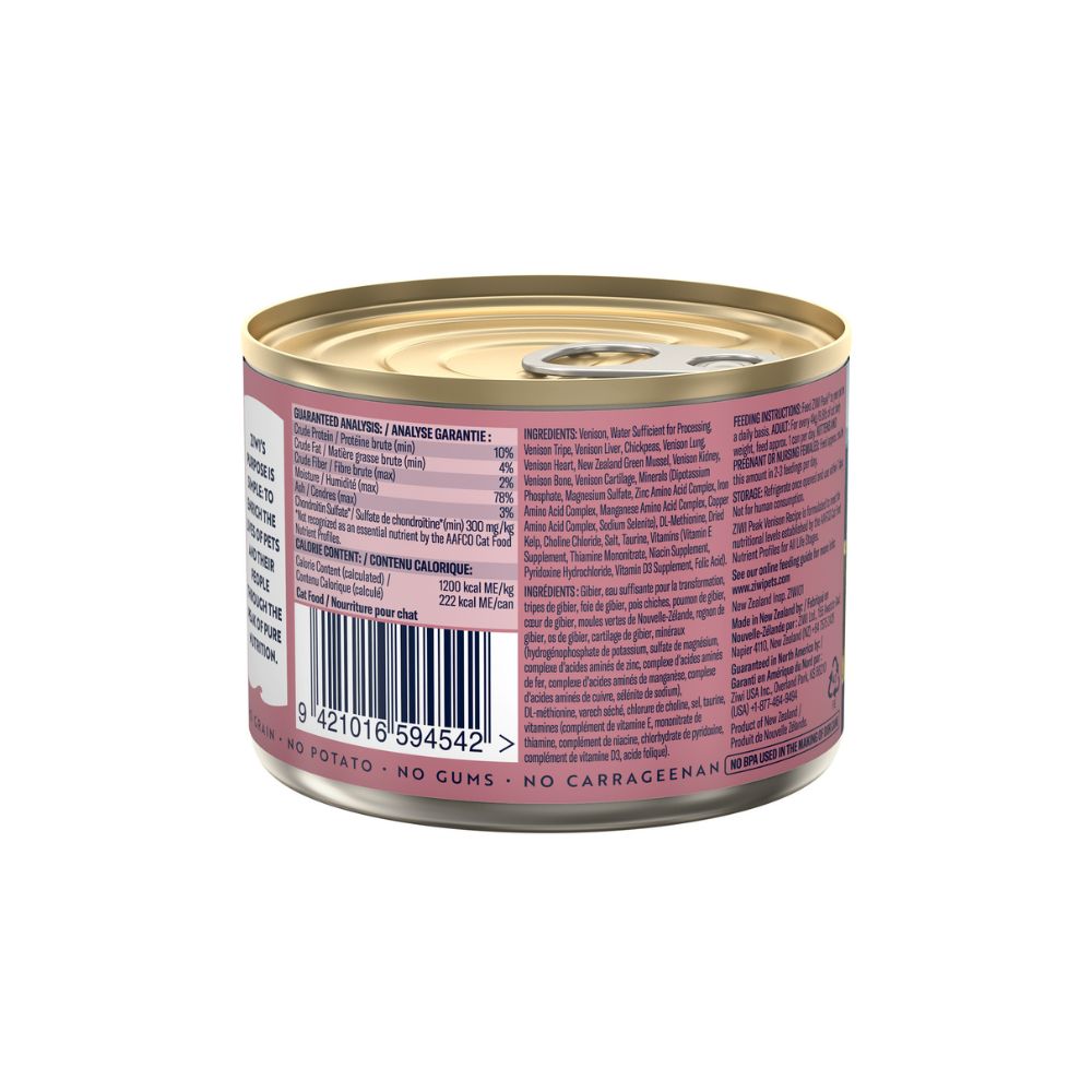 Ziwi Peak Venison Adult Cat Canned Food