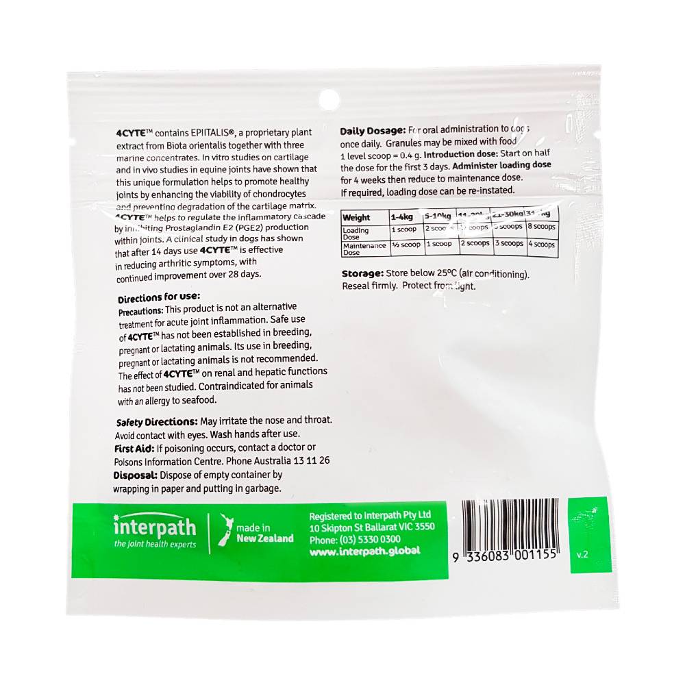 4Cyte Canine Joint Supplement