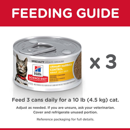 Hills Science Diet Adult Cat Hairball Control Canned Food
