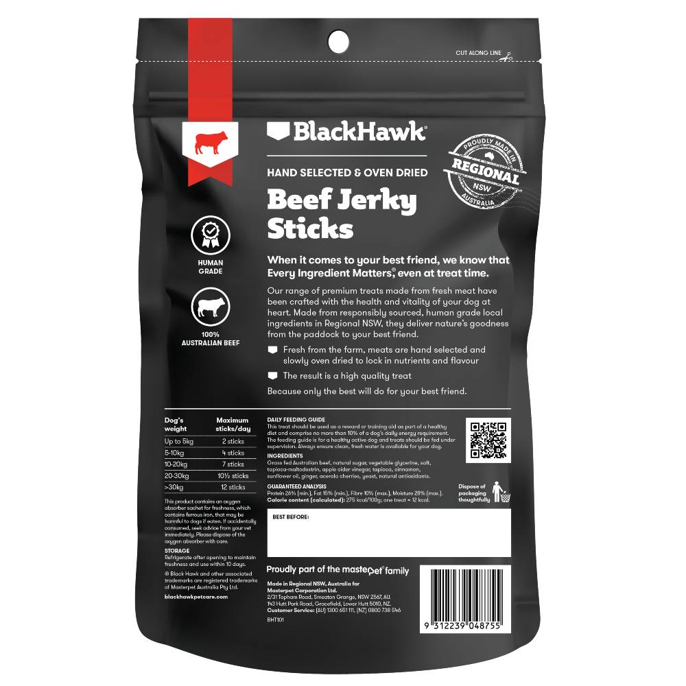 Black Hawk Beef Jerky Sticks