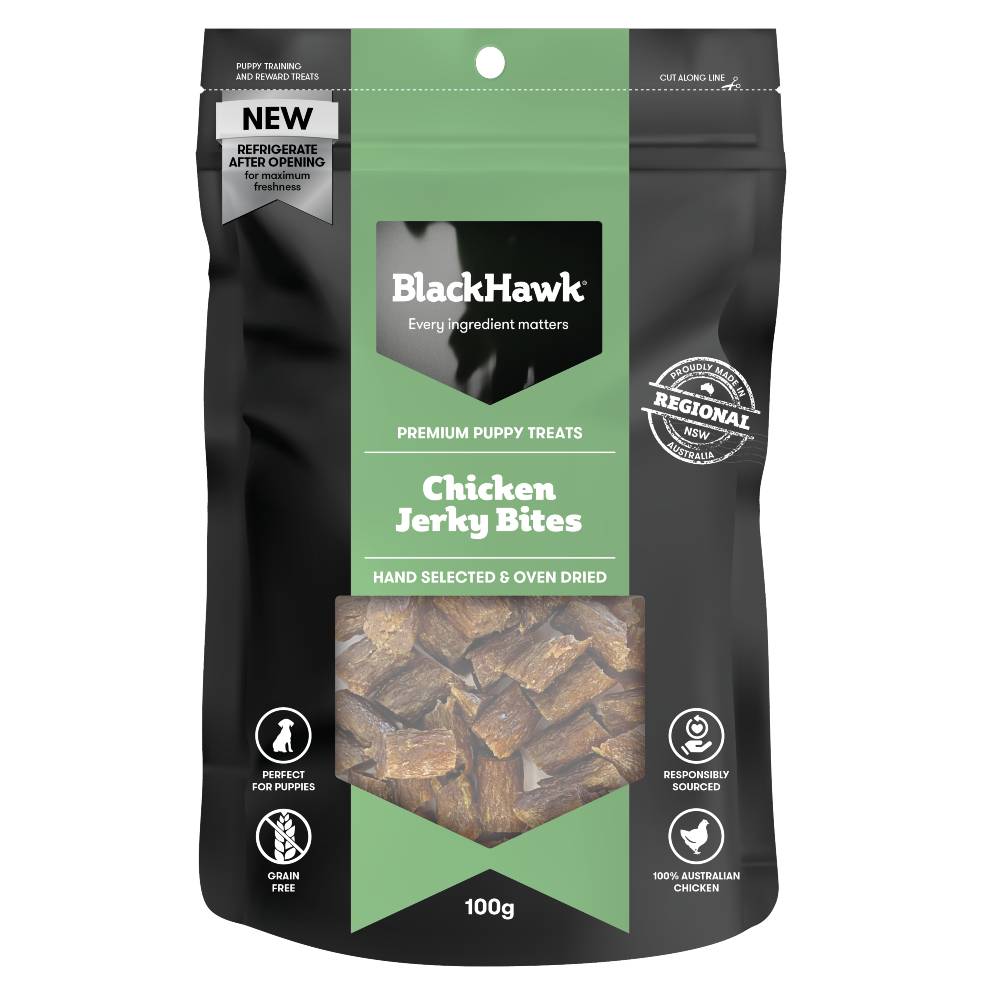 Black Hawk Puppy Chicken Jerky Bites
