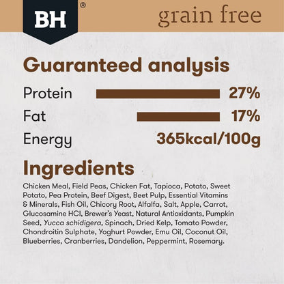 Black Hawk Dog Food Large Breed Adult Grain Free Chicken