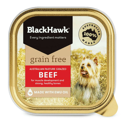 Black Hawk Dog Food Adult Grain Free Beef Wet Food