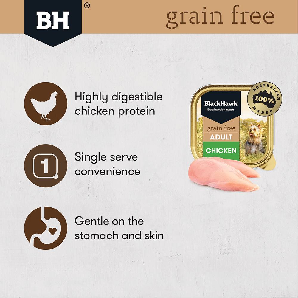 Black Hawk Dog Food Adult Grain Free Chicken Wet Food
