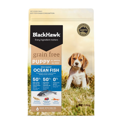 Black Hawk Dog Food Puppy Grain Free Ocean Fish