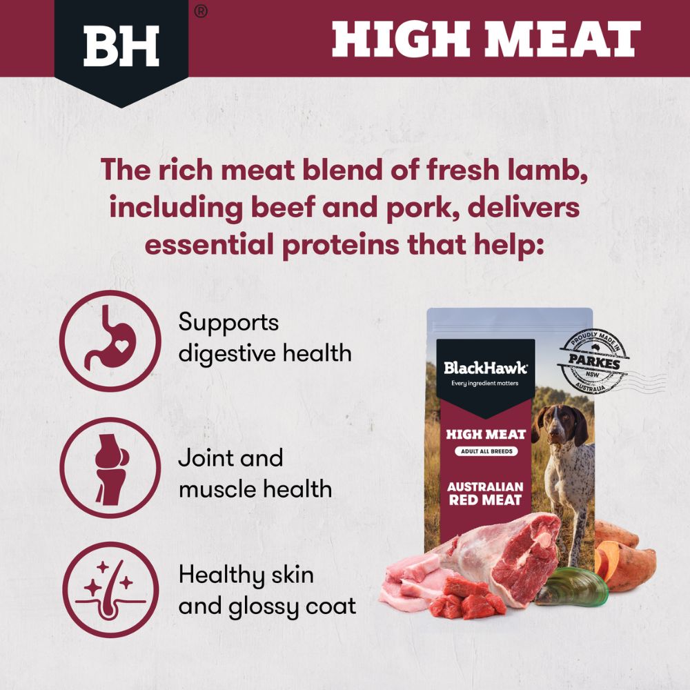 Black Hawk Dog Food High Meat Red Meat