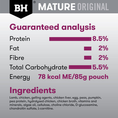 Black Hawk Mature 7+ Lamb and Vegetables Wet Dog Food Pouches