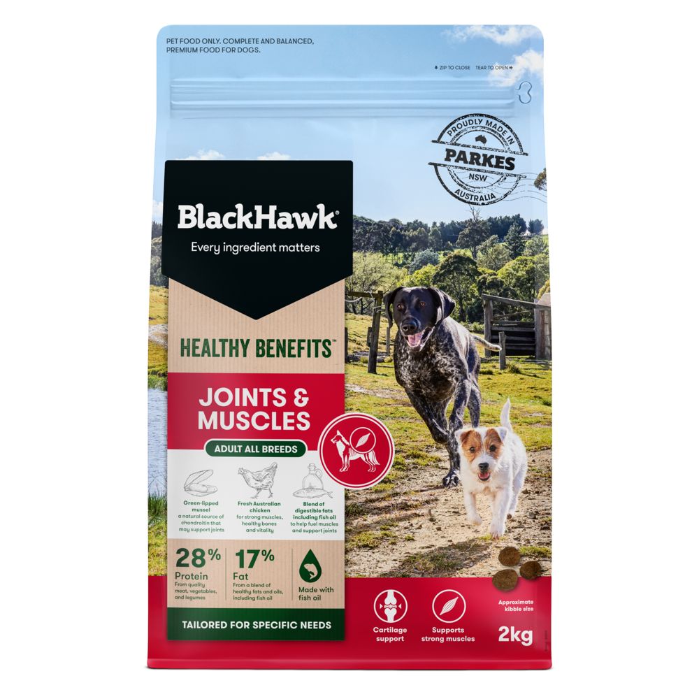 Black Hawk Dog Food Healthy Benefits Joints and Muscles