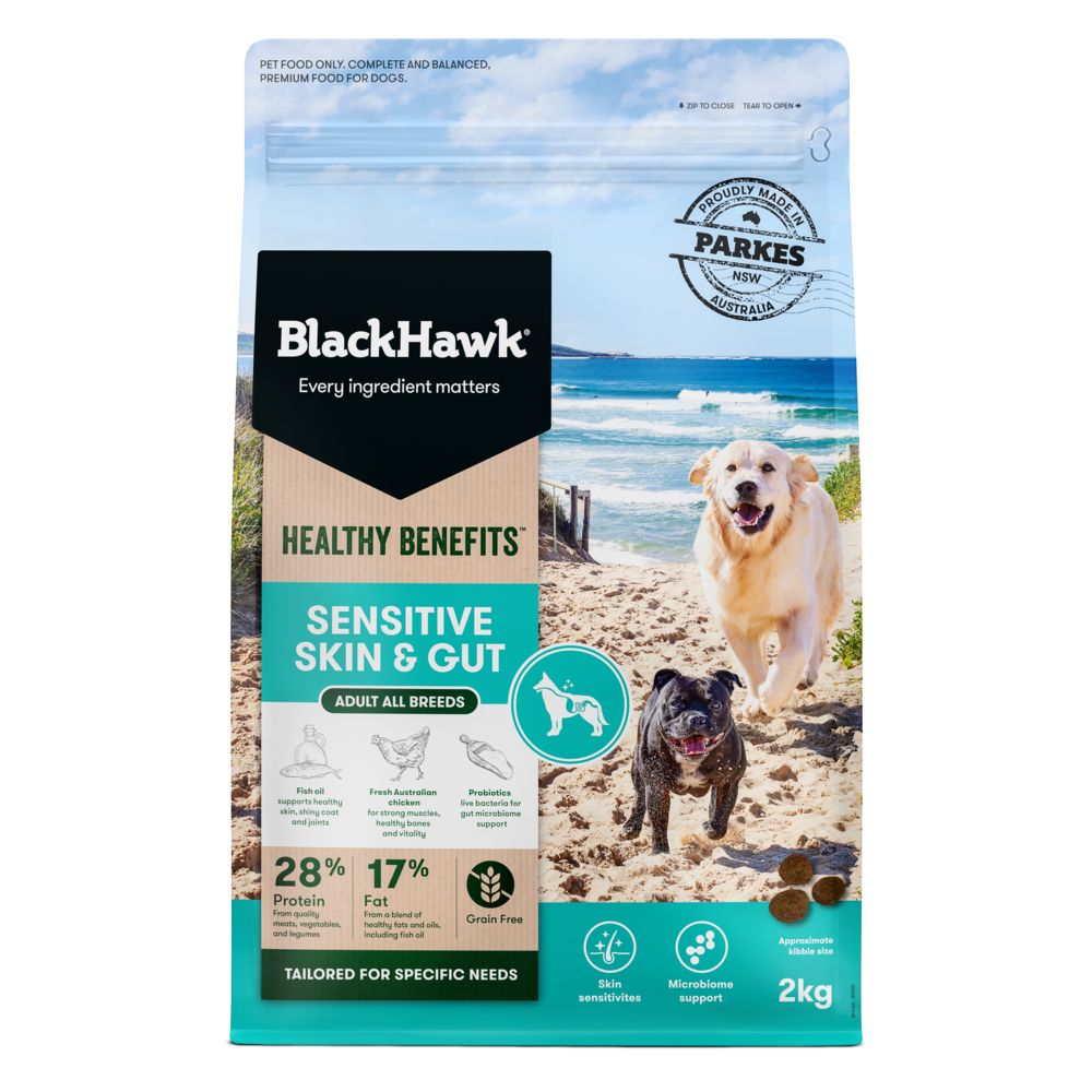 Black Hawk Dog Food Healthy Benefits Sensitive Skin and Gut