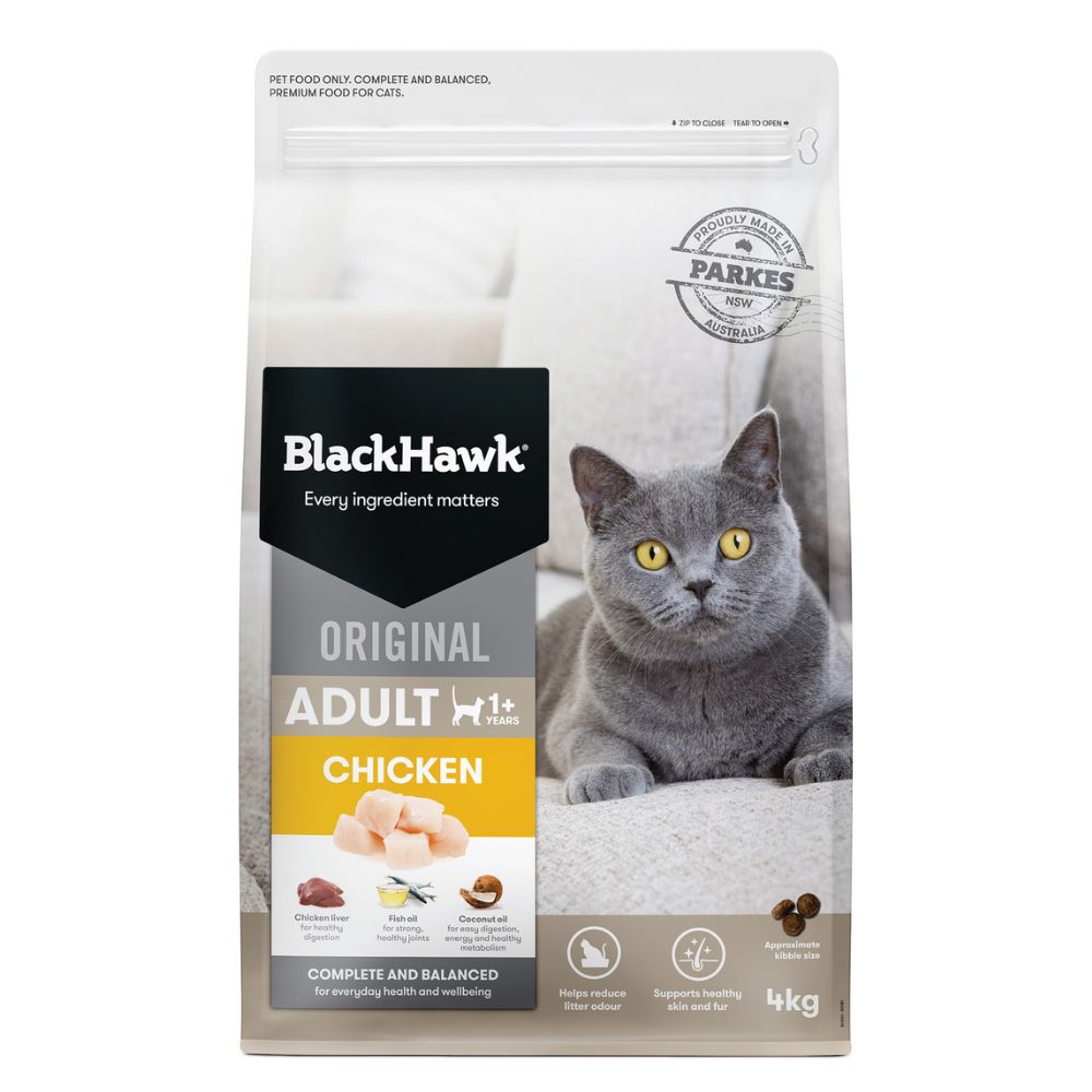 Black Hawk Adult Cat Chicken