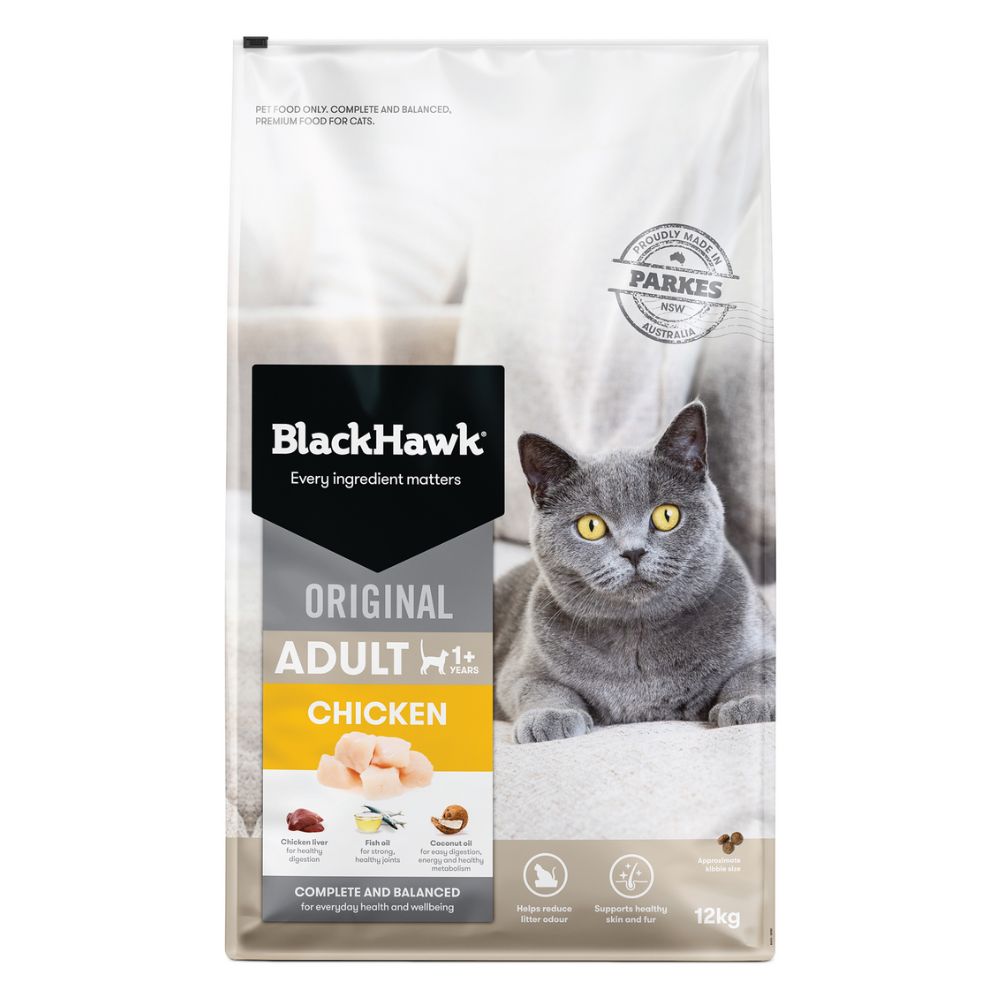 Black Hawk Adult Cat Chicken