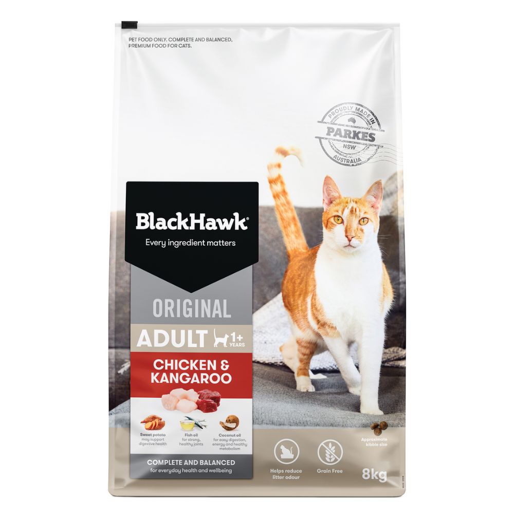 Black Hawk Adult Cat Chicken and Kangaroo