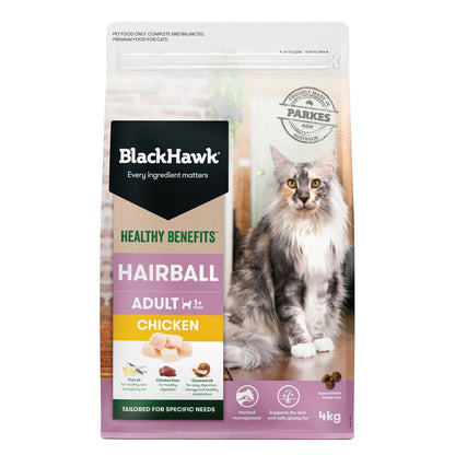 Black Hawk Adult Cat Healthy Benefits Hairball