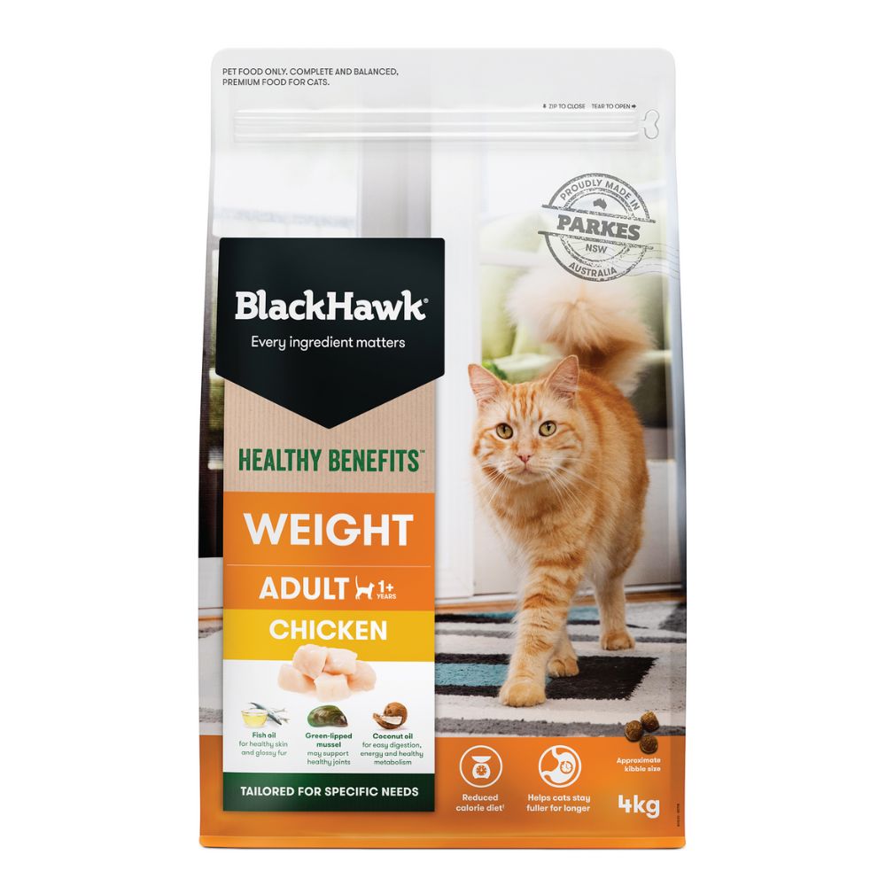 Black Hawk Adult Cat Healthy Benefits Weight