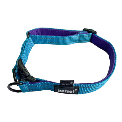 Petset Dog Collar Active Adjustable Blue and Purple
