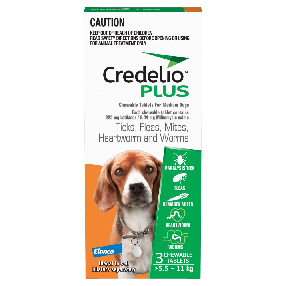 Credelio Plus Medium Dog 5.5-11kg