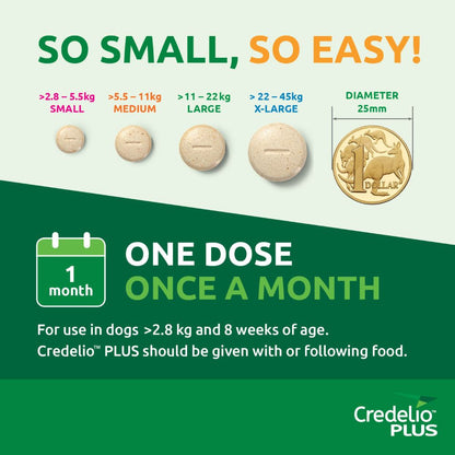 Credelio Plus Extra Large Dog 22-45kg