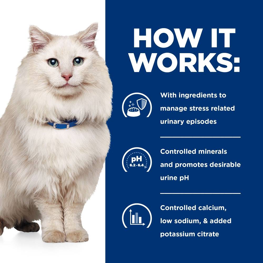 Hills Prescription Diet c/d Multicare Stress Urinary Care Chicken Vegetable Stew Canned Cat Food