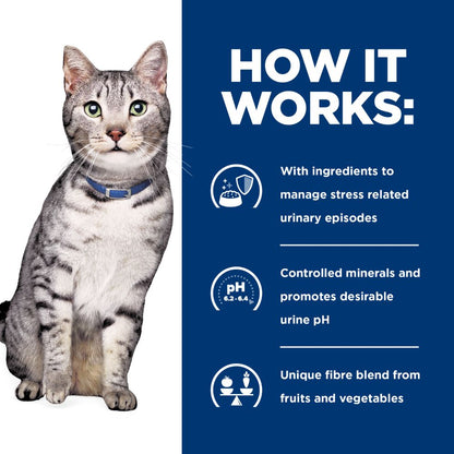 Hills Prescription Diet c/d Urinary Stress Plus Metabolic Cat Food Pouches