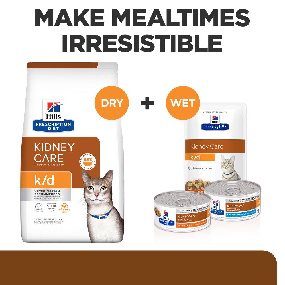 Hills Prescription Diet k/d Kidney Care Dry Cat Food
