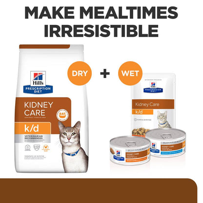 Hills Prescription Diet k/d Kidney Care Dry Cat Food