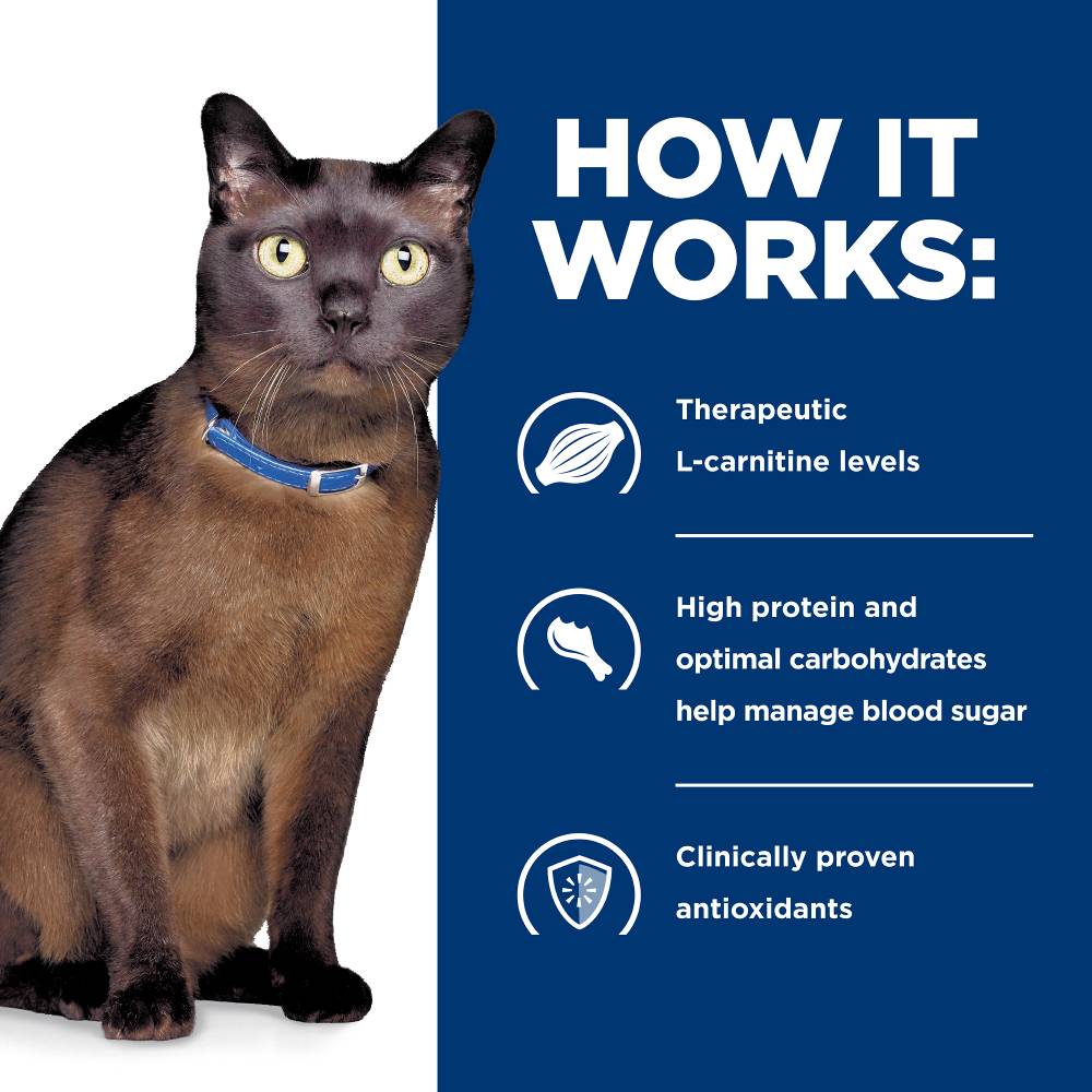 Hills Prescription Diet m/d GlucoSupport Weight Management Dry Cat Food