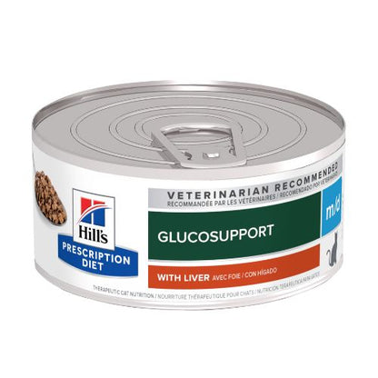Hills Prescription Diet m/d Glucose/Weight Management Canned Cat Food