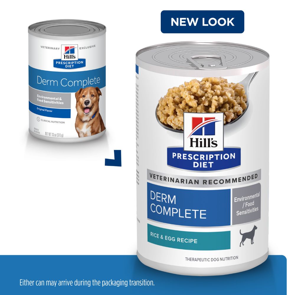 Hills Prescription Diet Canine Derm Complete Canned Dog Food