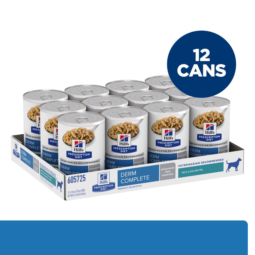 Hills Prescription Diet Canine Derm Complete Canned Dog Food
