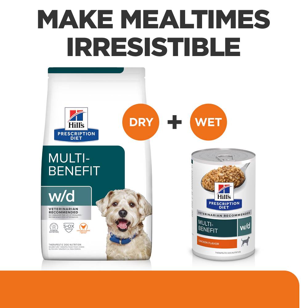Hills Prescription Diet w/d Multi-Benefit Canned Dog Food