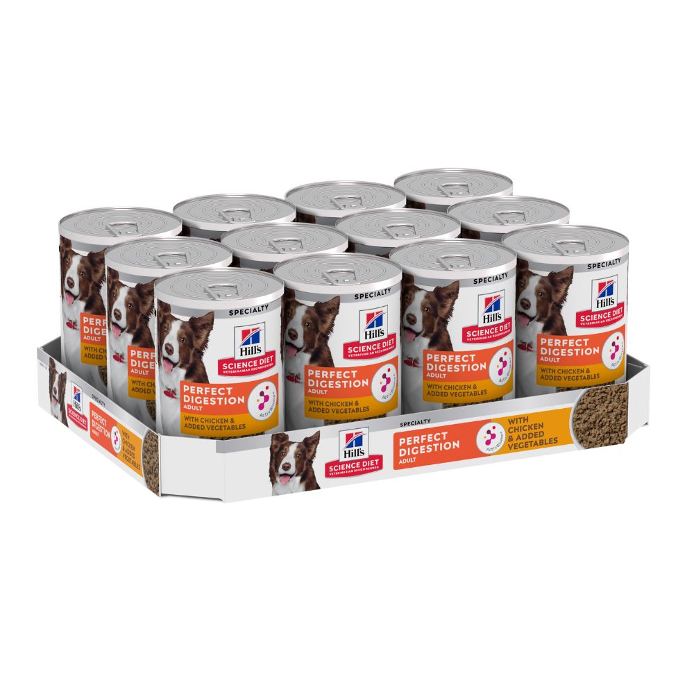 Hills Science Diet Adult Perfect Digestion with Chicken and Vegetables Canned Dog Food