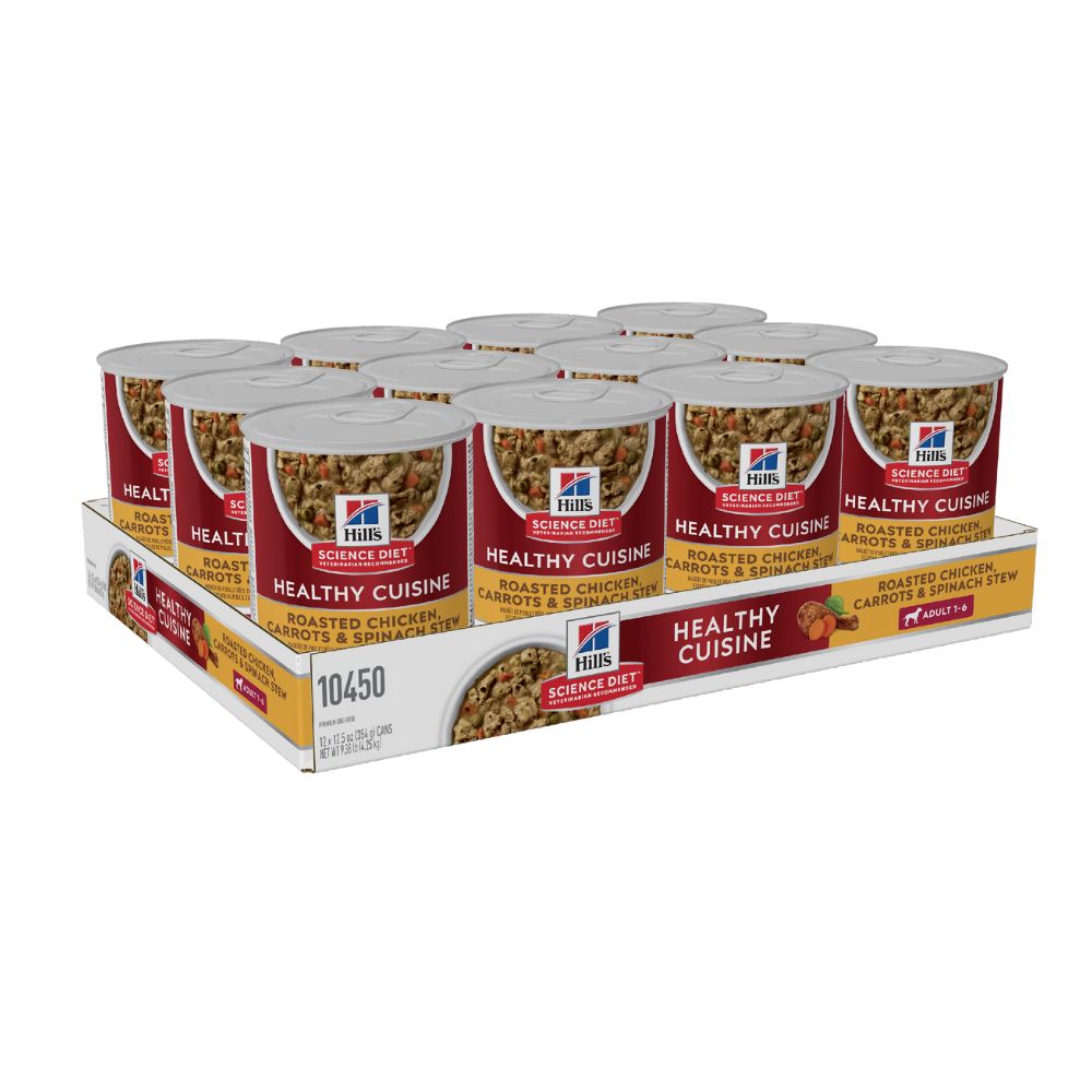 Hills Science Diet Adult Healthy Cuisine Chicken and Carrot Stew Canned Dog Food