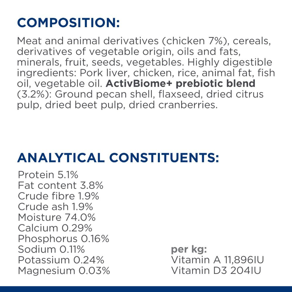 Hills Prescription Diet Gastrointestinal Biome Canned Dog Food
