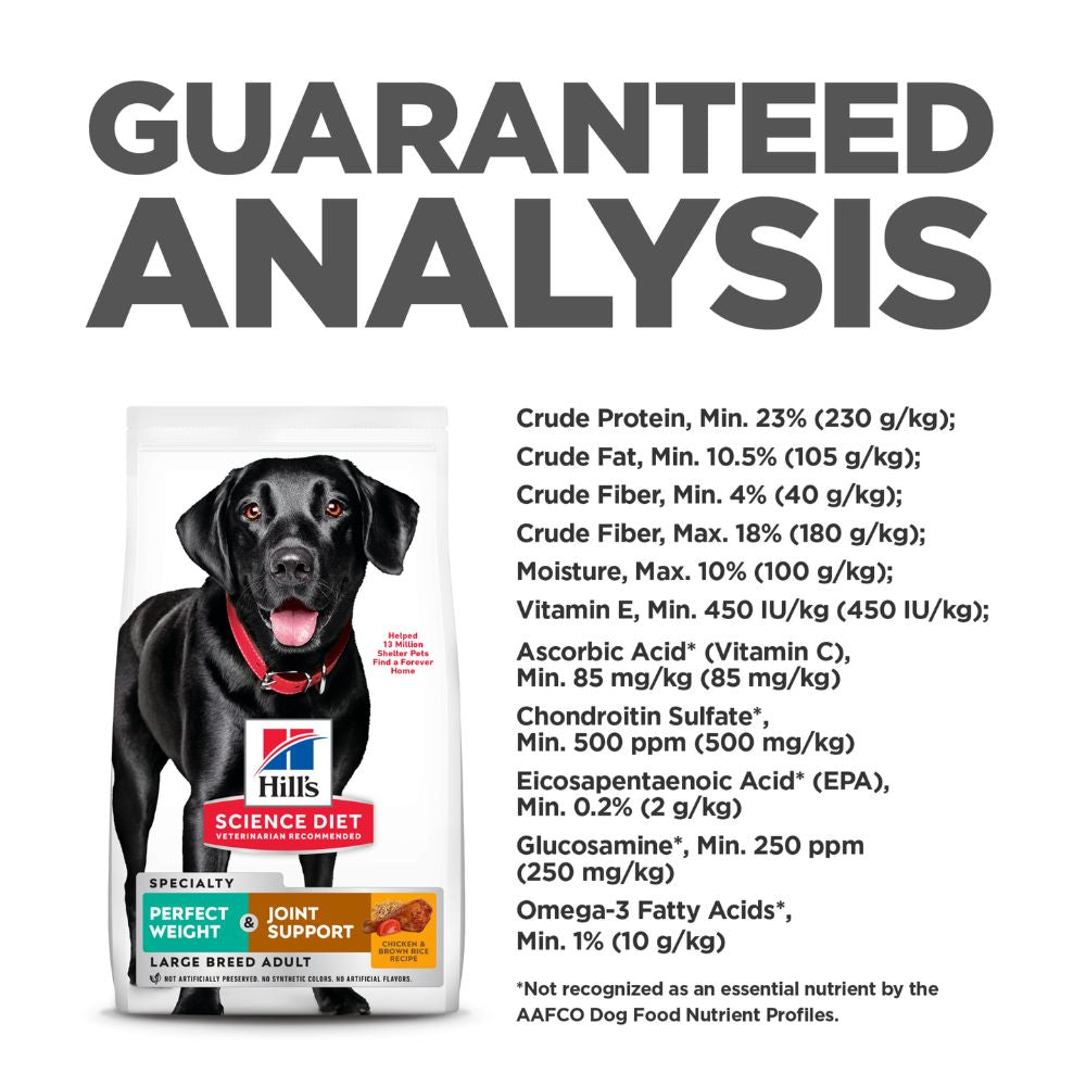 Hills Science Diet Adult Large Breed Perfect Weight + Joint Support Dry Dog Food