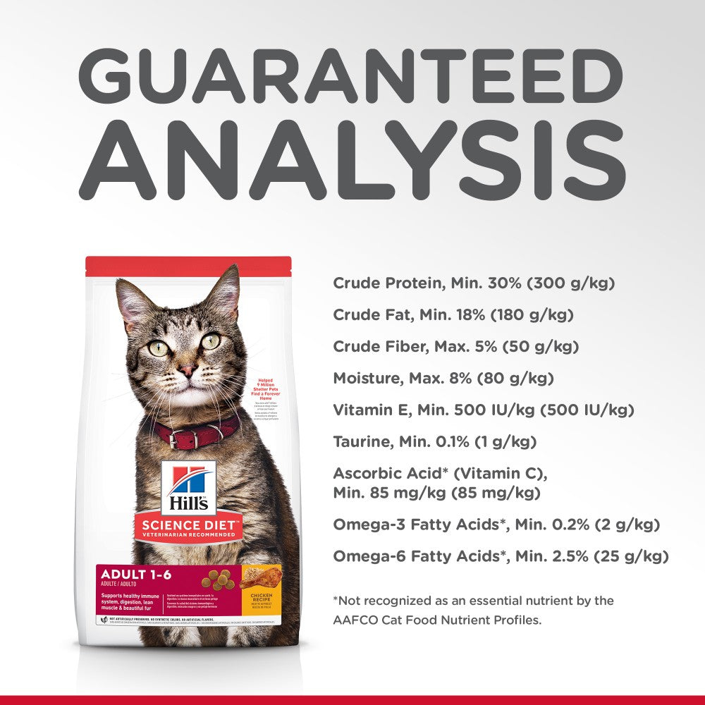 Hills Science Diet Adult Dry Cat Food
