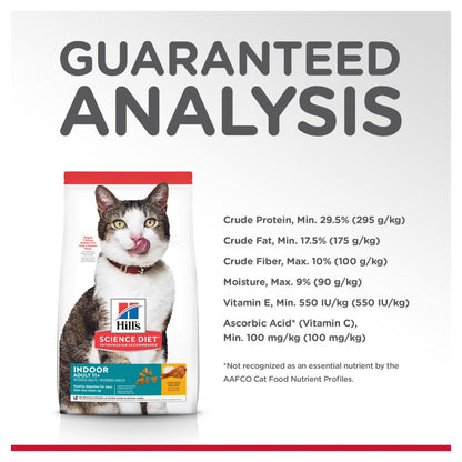 Hills Science Diet Adult 11+ Indoor Dry Cat Food