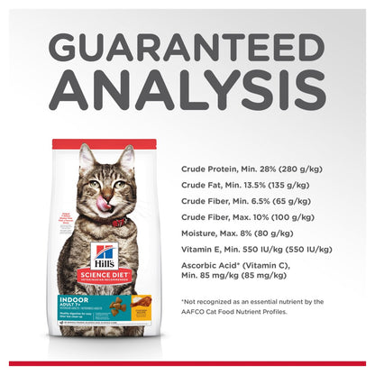 Hills Science Diet Adult 7+ Indoor Dry Cat Food