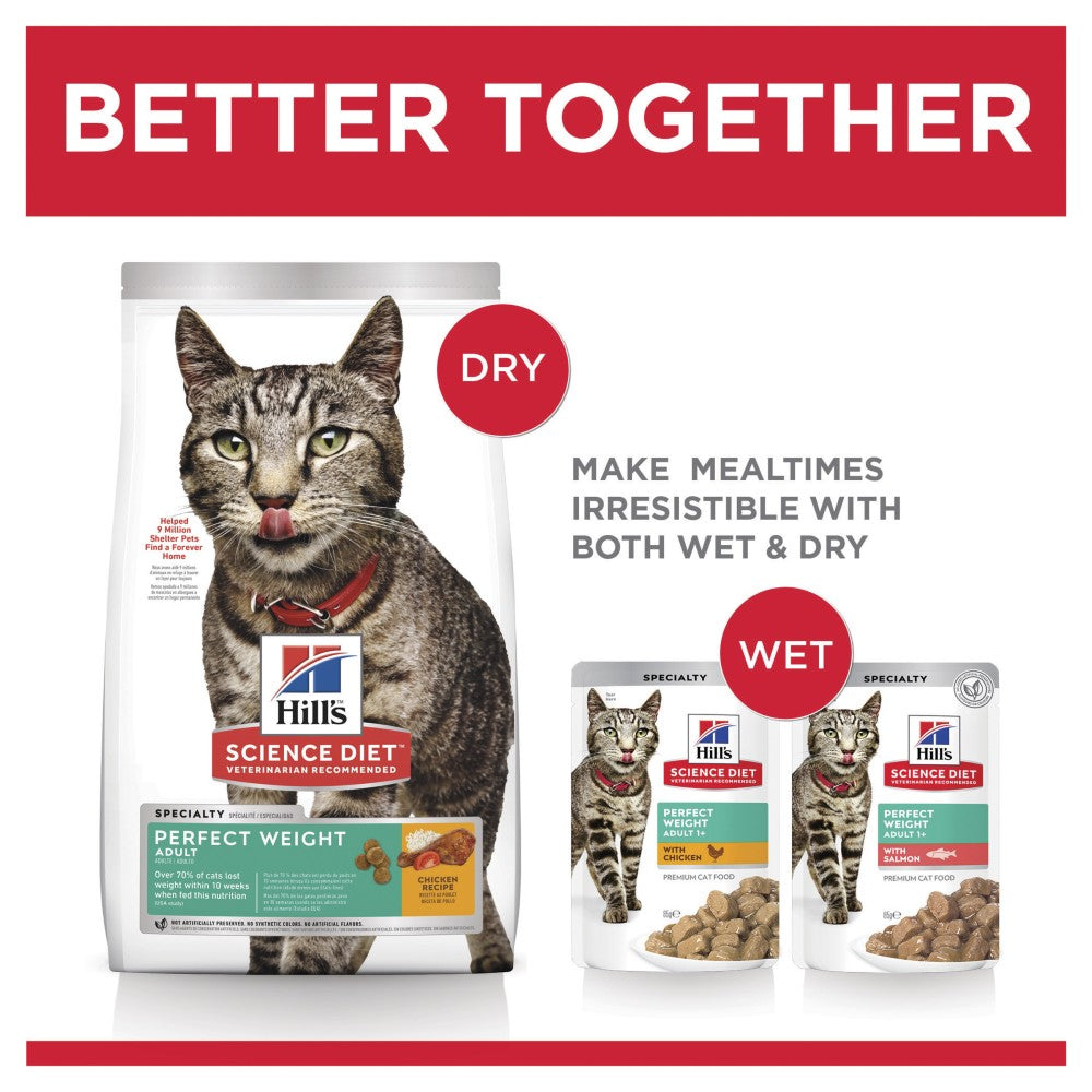 Hills Science Diet Adult Perfect Weight Dry Cat Food