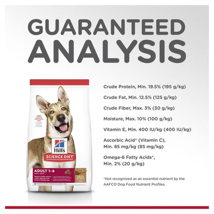 Hills Science Diet Adult Lamb And Rice Dry Dog Food